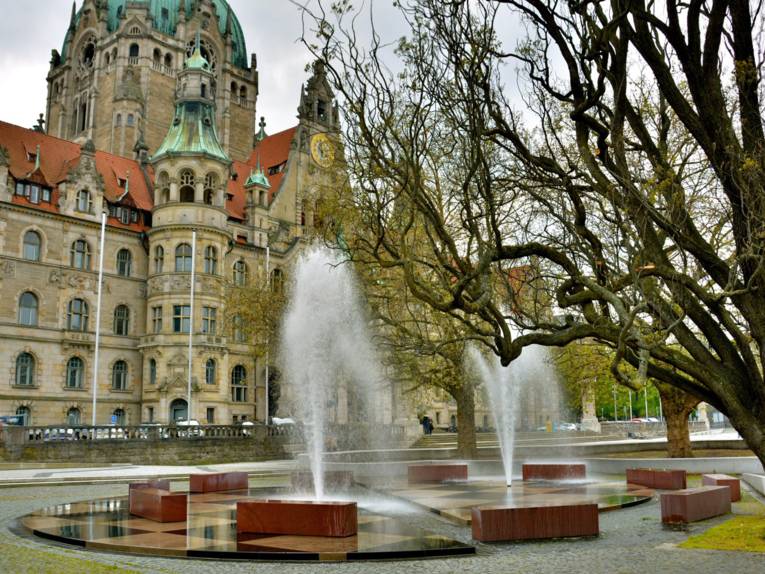 Brunnen mit Fontänen