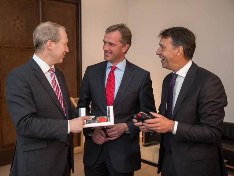 Stefan Schostok, Wolfram von Fritsch und Hans-Christian Nolte