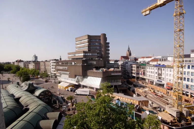 Blick auf Kröpcke Baustelle 2009