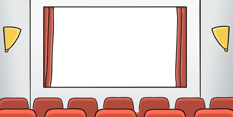 Ein Kino von innen.