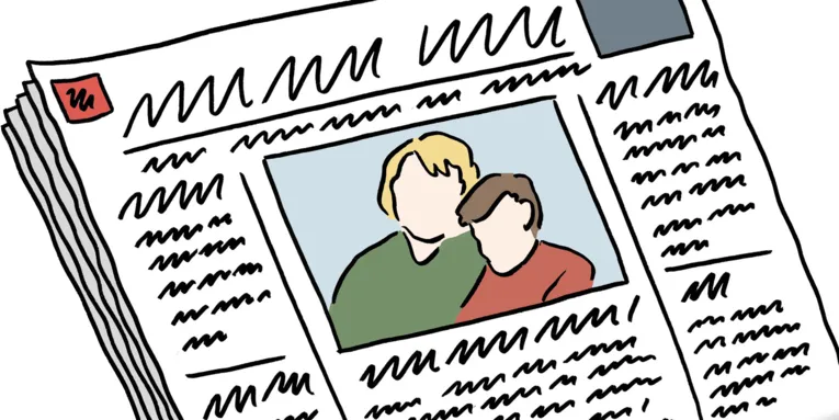 Eine Zeitung
