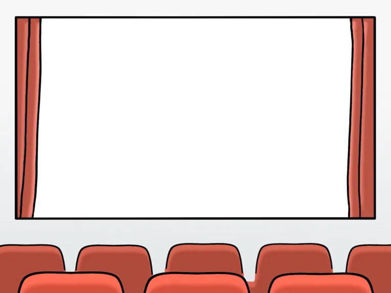 Ein Kino von innen.