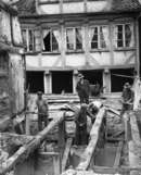 Abbruch und Sanierung in der Ballhofstraße, Juli 1936. Foto von Wilhelm Hauschild