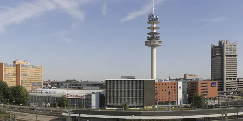 Blick vom Dach des Ernst-August-Carree