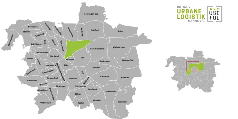 &Uuml;bersicht der Strukturdaten des Stadtteils Hannover-List