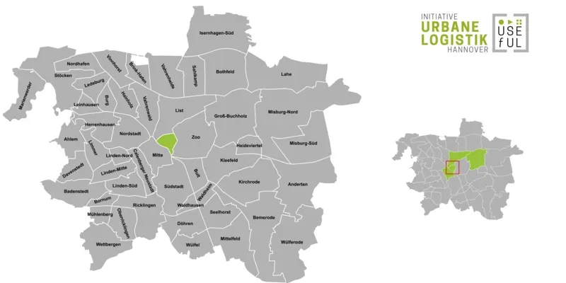 &Uuml;bersicht der Strukturdaten des Stadtteils Hannover-Oststadt