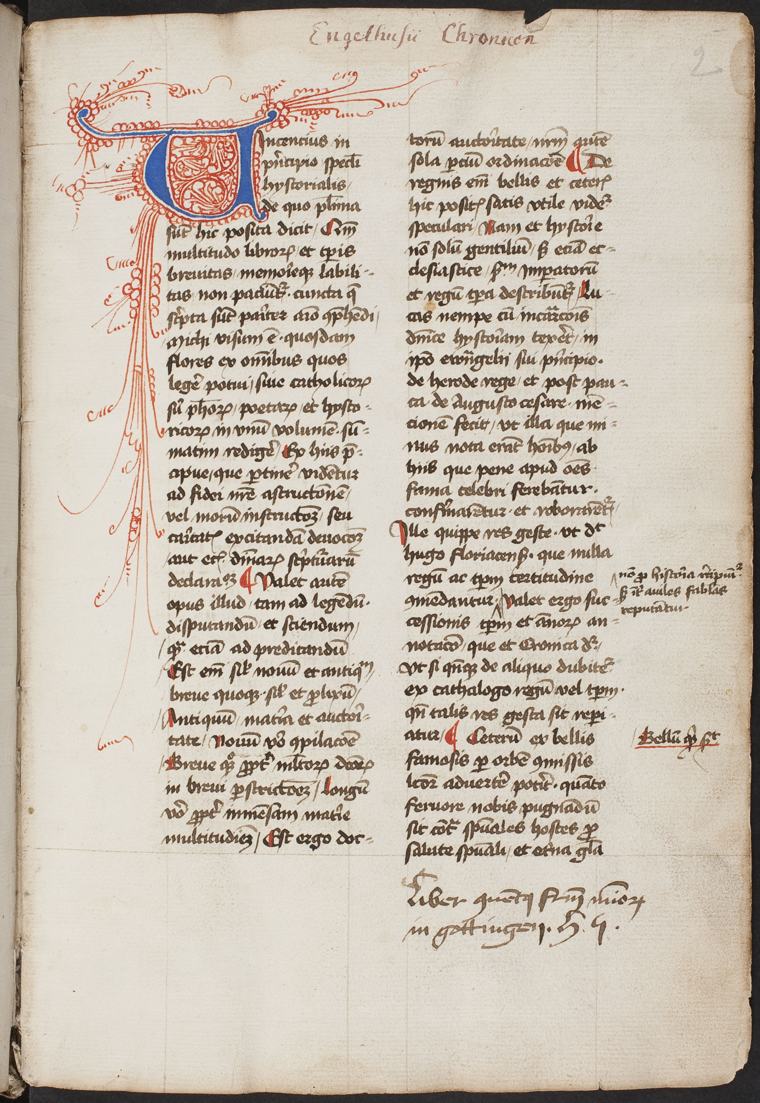 Handschrift: Ms. Mag. 147, fol. 2r