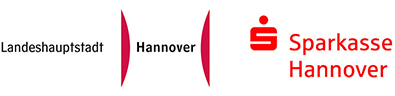 Das Logo der Landeshauptstadt Hannover und das Logo der Sparkasse Hannover