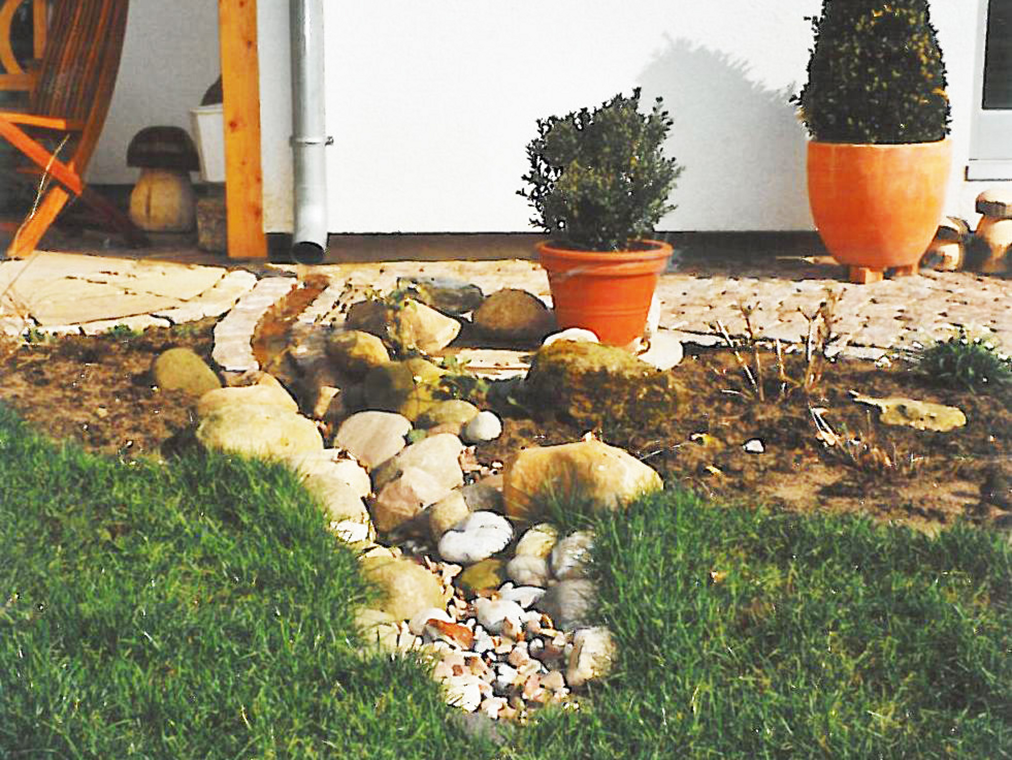 Regenwasser versickerung Entw sse rung Eines Grundst ckes 